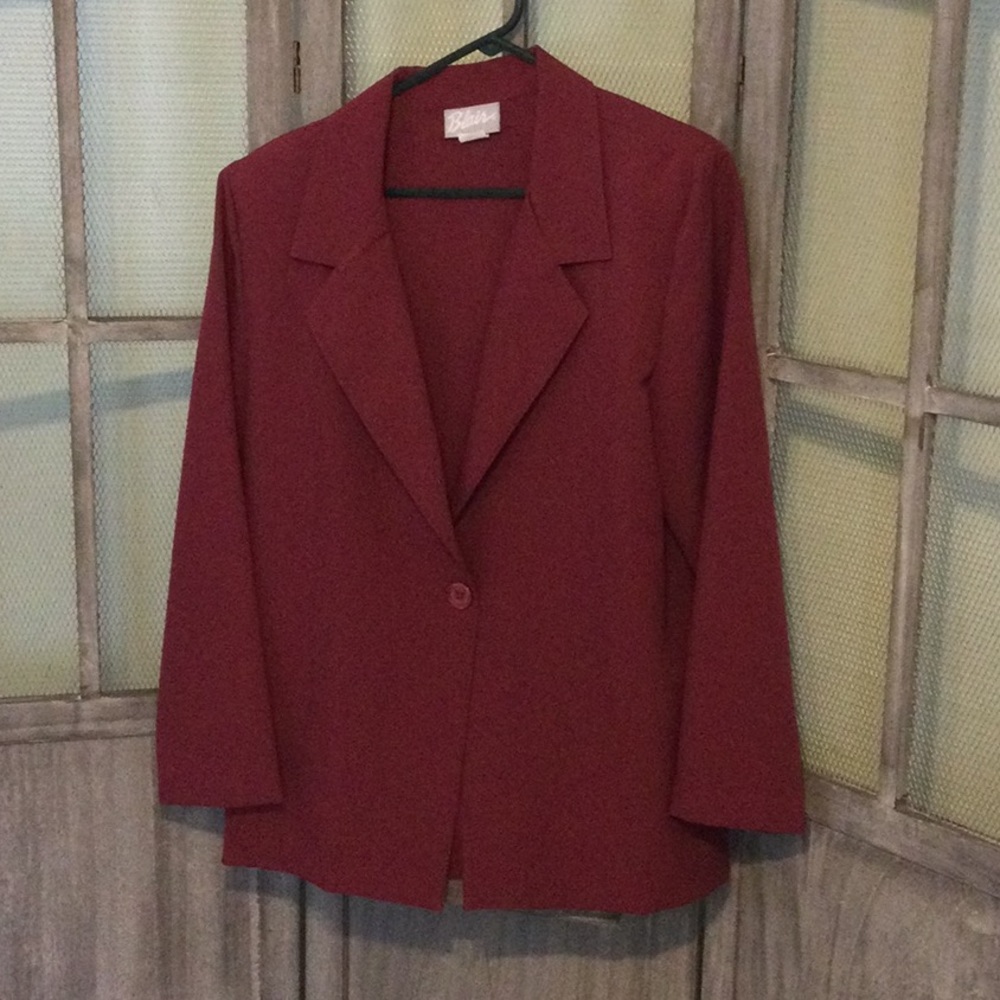 Women’s Blair jacket/blazer Size M. Maroon